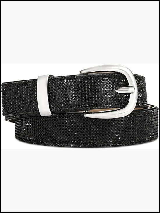 Rhinestone Belt for Women, Sparkly Diamond Belt, Adjustable Glitter Belt main image 7